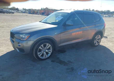2015 BMW X3 Sdrive28I из США, поврежденный, VIN 5UXWZ7C52F0F75825